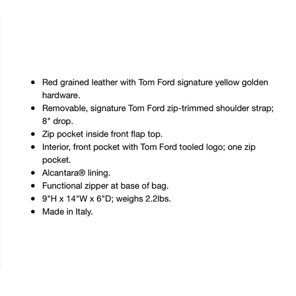 TOM FORD Shoulder bag - 2012 release - Picture 13 of 15